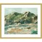 Rocky Cliffs Mountain Light II by Ethan Harper Wood Framed Wall Art Print